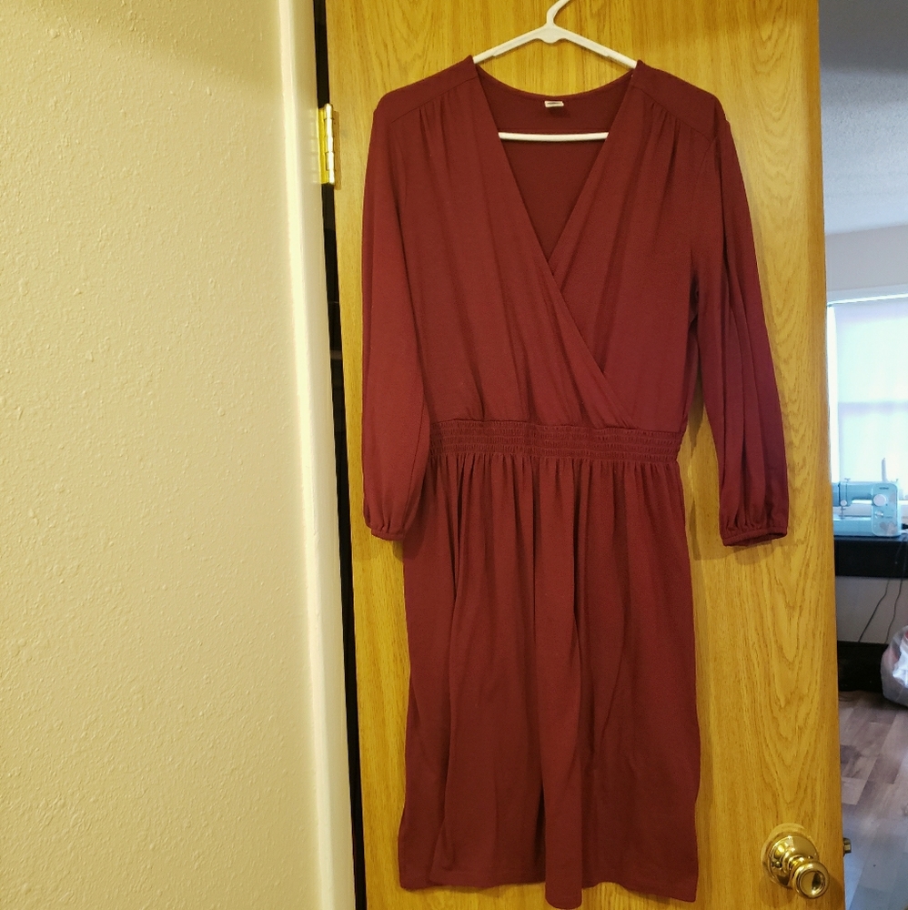V Neck Dress